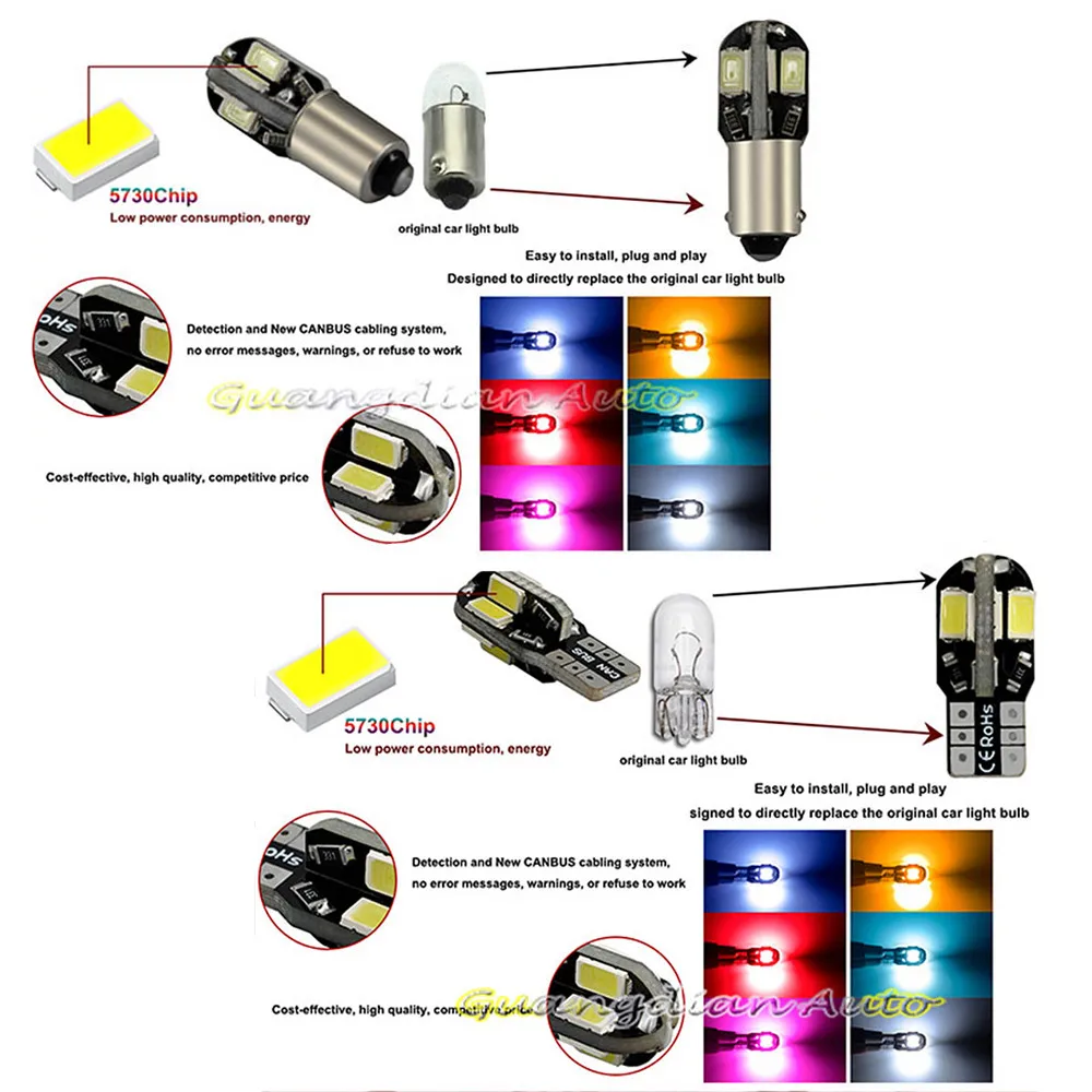 Tcart 7pcs Auto LED Bulbs Error Free White Car Interior LED Lighting Kit Reading Lamps T10 For Peugeot 407 accessories 2004-2010
Tcart 7pcs Auto LED Bulbs Error Free White Car Interior LED Lighting Kit Reading Lamps T10 For Peugeot 407 accessories 2004-2010