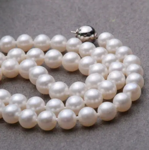 new gold clasp 8-8.5mm AAA White South Sea Round Pearl Necklace 17" LL002^^@^Noble style Natural Fine jewe FREE SHIPPING
new gold clasp 8-8.5mm AAA White South Sea Round Pearl Necklace 17" LL002^^@^Noble style Natural Fine jewe FREE SHIPPING