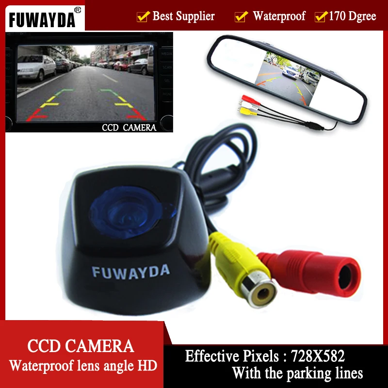 FUWAYDA warterproof Car CCD Rear View Camera Car parking camera HD 4.3 inch Rearview Mirror Parking Monitor for BMW X1 X3 X5 X6
FUWAYDA warterproof Car CCD Rear View Camera Car parking camera HD 4.3 inch Rearview Mirror Parking Monitor for BMW X1 X3 X5 X6