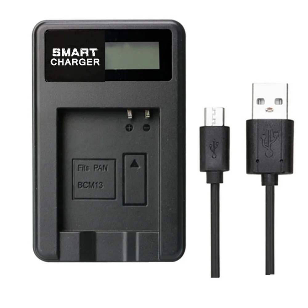 Подходит для зарядного устройства PAN BCM13 LCD Panasonic Lumix ZS40 / TZ60 ZS45 TZ57 ZS50 TZ70 ZS27 TZ37 и TZ|battery
