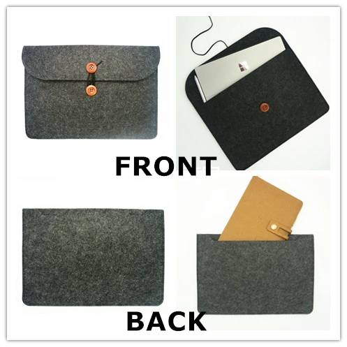 Harphia Simple A4 document bag solid file folder Wool felt archivador bag with button cowhide rope suitable for macbook surface
Harphia Simple A4 document bag solid file folder Wool felt archivador bag with button cowhide rope suitable for macbook surface