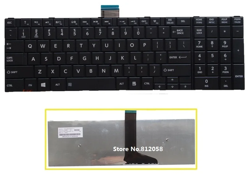 SSEA New US Keyboard For Toshiba Satellite L50 C50 C50D L50-A C50-A S50 S55 L70 L75 C70 C75 laptop black Keyboard
SSEA New US Keyboard For Toshiba Satellite L50 C50 C50D L50-A C50-A S50 S55 L70 L75 C70 C75 laptop black Keyboard