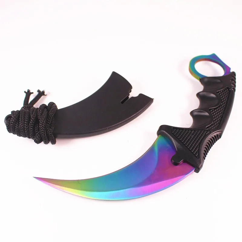 CS COLD counter strike CSGO tactical karambit knife hawkbill neck knife real combat fight camp hike outdoor global offensive
CS COLD counter strike CSGO tactical karambit knife hawkbill neck knife real combat fight camp hike outdoor global offensive