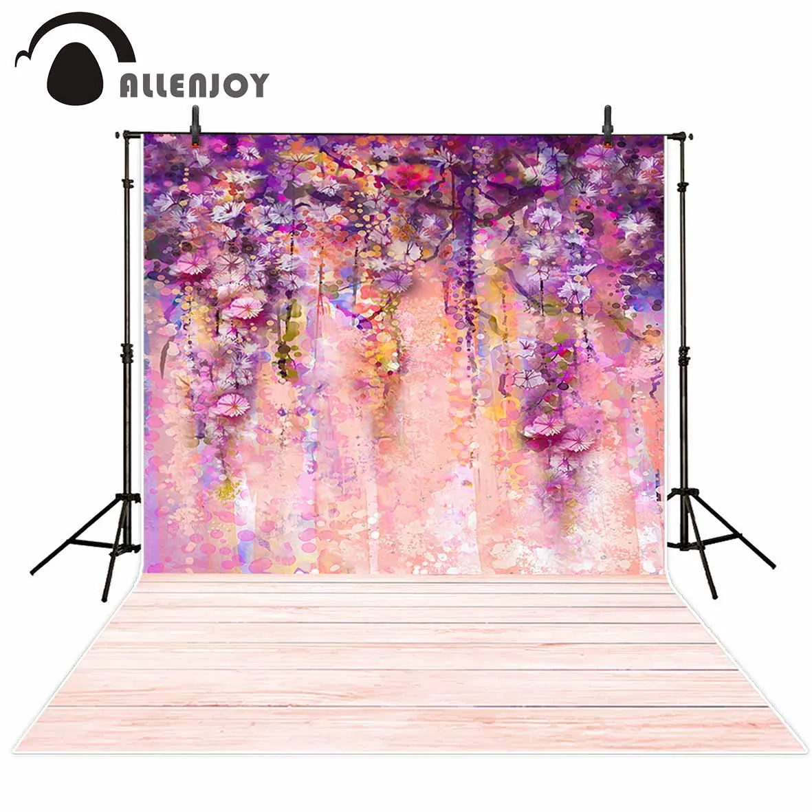 Allenjoy Vinyl material photography Wooden oil painting flowers purple fantasy dream photography backdrops photo studio props
Allenjoy Vinyl material photography Wooden oil painting flowers purple fantasy dream photography backdrops photo studio props