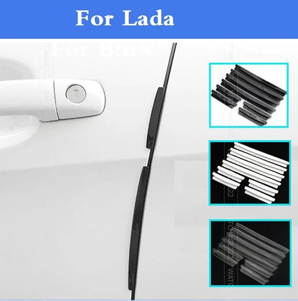 car styling Car Door Guard Corner Bumper Guards Buffer Protector Crash Bar For Lada Chance Granta Kalina Priora Sens Vesta Vida |