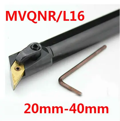Angle 117.5 1PCS S20R-MVQNR16 S25S-MVQNR16 S32T-MVQNR16 S40T-MVQNR16 MVQNL16 20mm 25mm 32mm 40mm CNC Turning Lathe tools
Angle 117.5 1PCS S20R-MVQNR16 S25S-MVQNR16 S32T-MVQNR16 S40T-MVQNR16 MVQNL16 20mm 25mm 32mm 40mm CNC Turning Lathe tools
