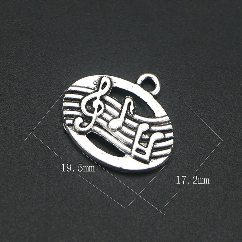 8 Pieces/Lot 17.2*19.5mm antique sliver Musical Note charms diy handmade craft pendants jewelry making
8 Pieces/Lot 17.2*19.5mm antique sliver Musical Note charms diy handmade craft pendants jewelry making