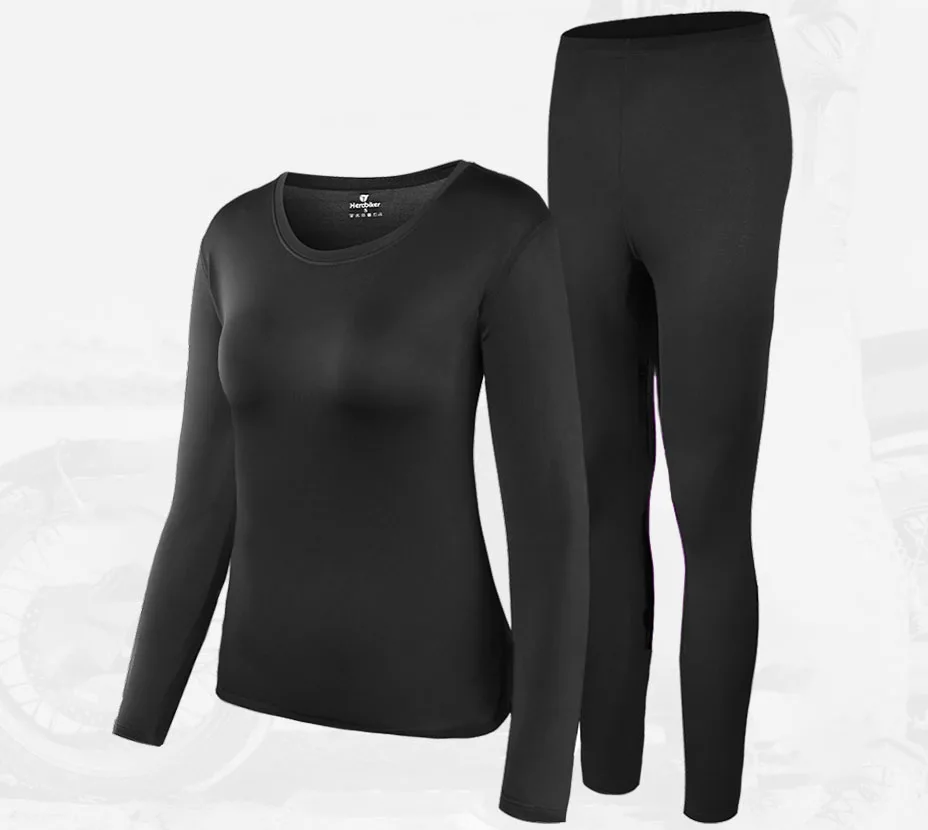 Women Fleece Lined Thermal Underwear Set Winter Elastic Motorcycle Skiing Warm Long Johns Shirts & Tops Bottom Suit
Women Fleece Lined Thermal Underwear Set Winter Elastic Motorcycle Skiing Warm Long Johns Shirts & Tops Bottom Suit