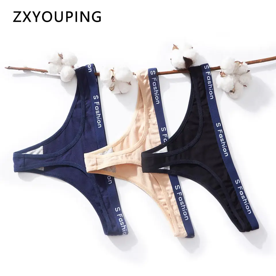 3Pcs Panties Women Thong Cotton Sexy Female Underwear Lingerie Seamless G String Letter Belt Low Rise T Back M-XL Intimate Hot
3Pcs Panties Women Thong Cotton Sexy Female Underwear Lingerie Seamless G String Letter Belt Low Rise T Back M-XL Intimate Hot