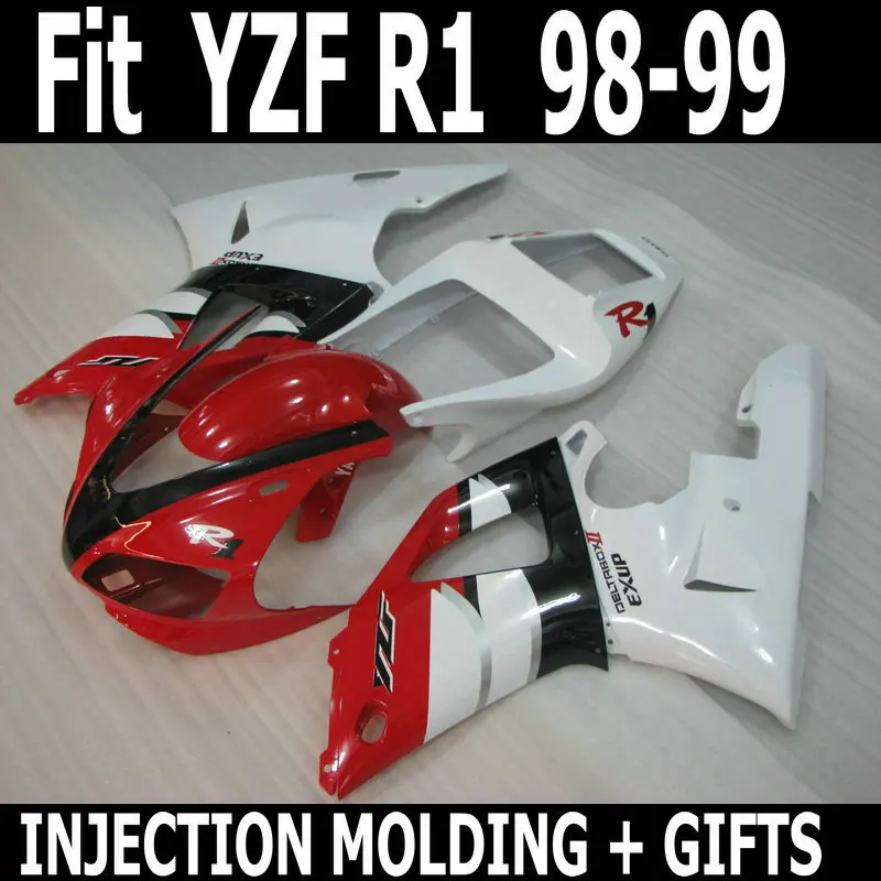 100% Fit Injection Motorcycle Parts For YAMAHA Red White R1 98 99 Fairings Kit YZF R1 1998 1999 Body Fairing
100% Fit Injection Motorcycle Parts For YAMAHA Red White R1 98 99 Fairings Kit YZF R1 1998 1999 Body Fairing