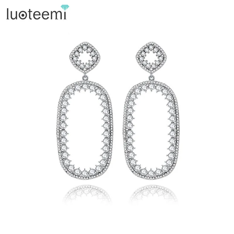 LUOTEEMI Vintage Bohemia Design Geometric Hollow Out Cubic Zirconia Drop Earrings For Women Wedding Bridal Girl Christmas Gifts
LUOTEEMI Vintage Bohemia Design Geometric Hollow Out Cubic Zirconia Drop Earrings For Women Wedding Bridal Girl Christmas Gifts