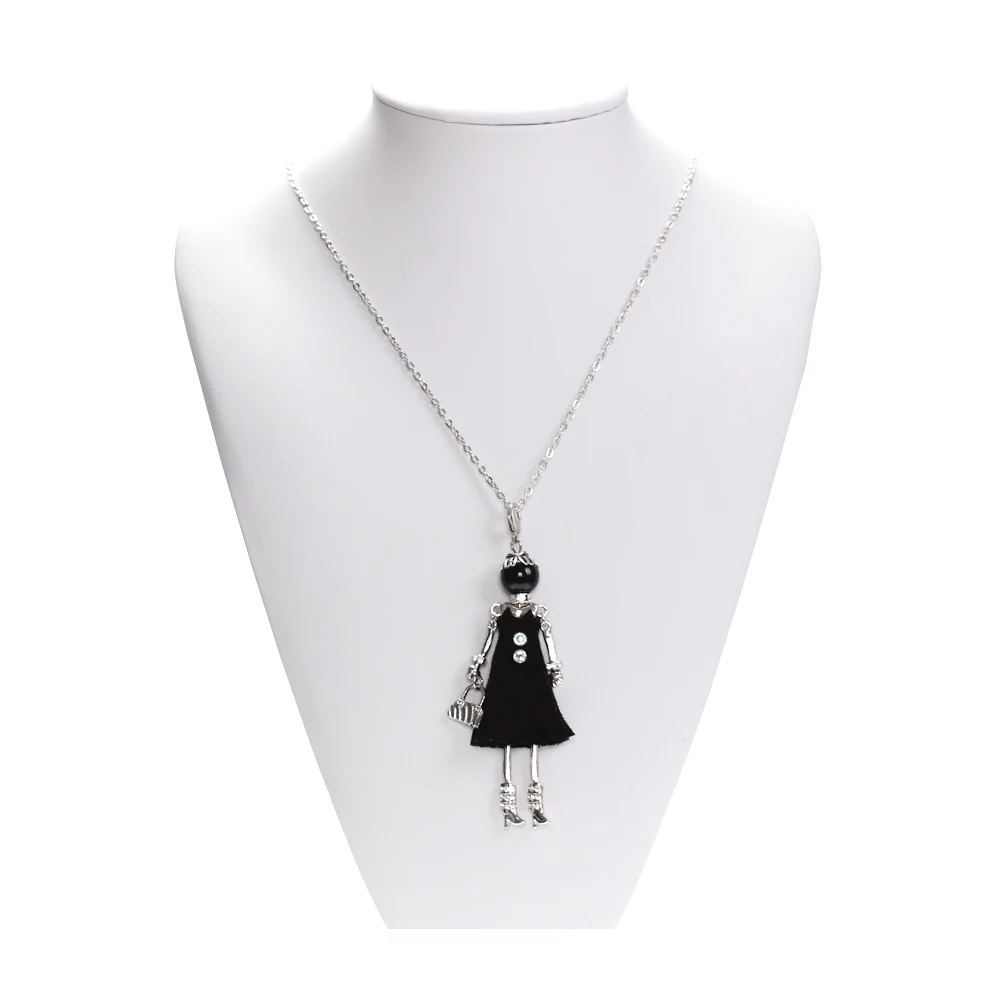 WNGMNGL 2018 Simulated Pearl Black Dress Doll Pendant Necklace New Long Chain Necklace For Women Fashion Accessories Jewelry
WNGMNGL 2018 Simulated Pearl Black Dress Doll Pendant Necklace New Long Chain Necklace For Women Fashion Accessories Jewelry