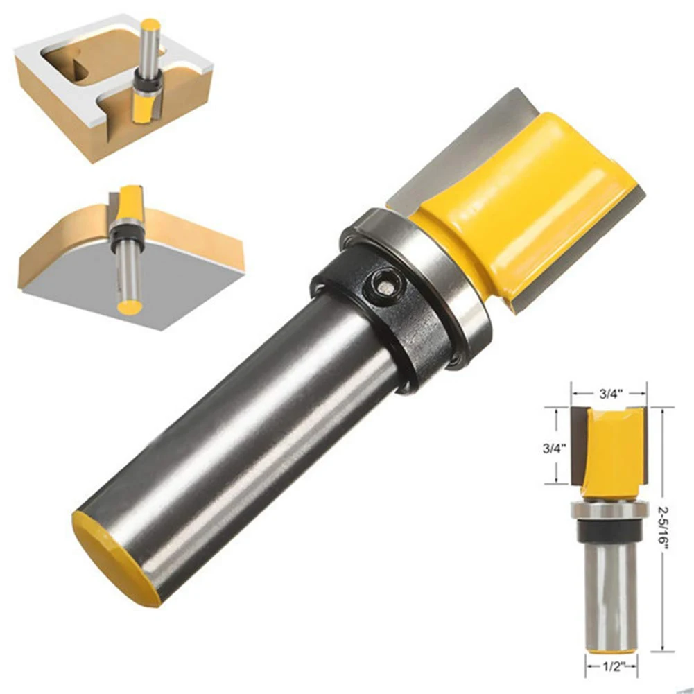 1/2 Inch Shank Mortise Template Flush Trim Router Bit Trimming Wood Milling Cutter for Woodwork Cutter Power Tools
1/2 Inch Shank Mortise Template Flush Trim Router Bit Trimming Wood Milling Cutter for Woodwork Cutter Power Tools