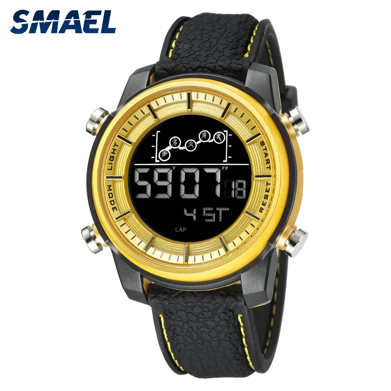 SMAEL Top Brand Men Watch Waterproof 50m Smart Digital watch sport military army Clock Men Silicone Casual Wristwatch
SMAEL Top Brand Men Watch Waterproof 50m Smart Digital watch sport military army Clock Men Silicone Casual Wristwatch
