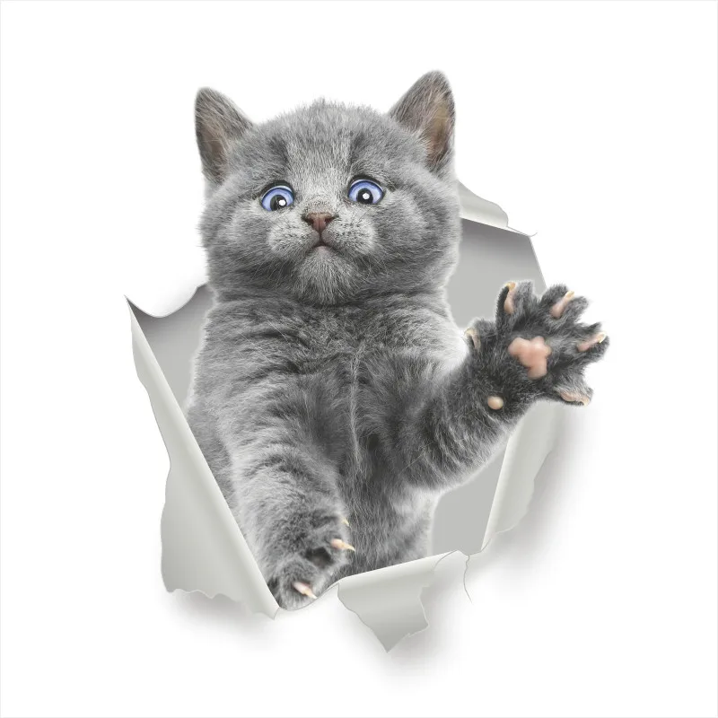 3d Vivid Hole Cat Dog Wall Sticker Bathroom Toilet Kids Room Decoration Wall Decals Sticker Refrigerator Waterproof Poster
3d Vivid Hole Cat Dog Wall Sticker Bathroom Toilet Kids Room Decoration Wall Decals Sticker Refrigerator Waterproof Poster