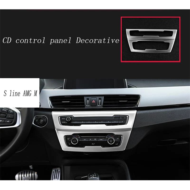 Car styling Interior Trim Air conditioning CD control panel Cover Stickers decorative For BMW X1 F48 2016-2018 auto Accessories
Car styling Interior Trim Air conditioning CD control panel Cover Stickers decorative For BMW X1 F48 2016-2018 auto Accessories
