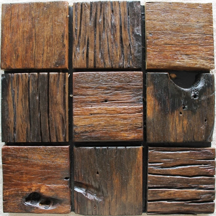 big square wood mosaic rustic wood backsplash tile block ancient wood mosaic panels mesh backing wall and floor
big square wood mosaic rustic wood backsplash tile block ancient wood mosaic panels mesh backing wall and floor