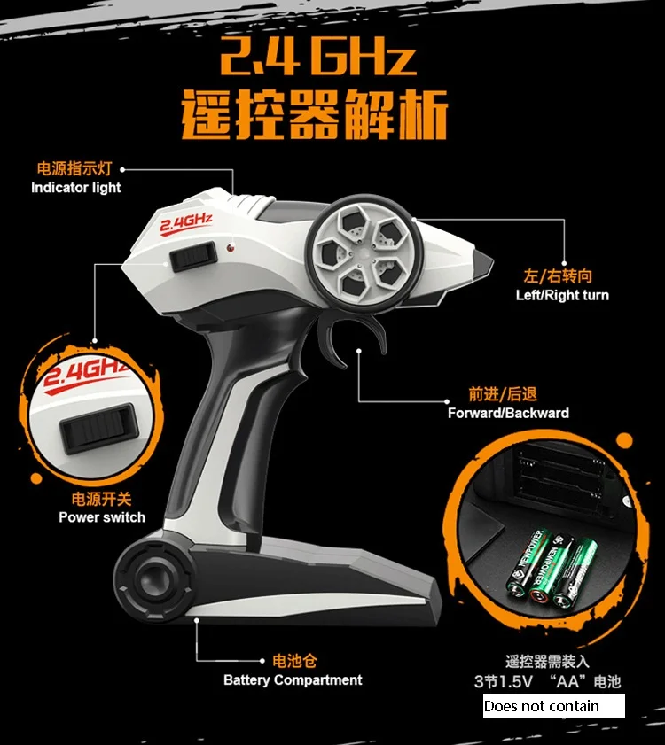New RC Car 4WD 2.4G 20KM/H High Speed Racing Car Climbing Remote Control Carro RC Electric Car Off Road Truck 1:20 RC drift
New RC Car 4WD 2.4G 20KM/H High Speed Racing Car Climbing Remote Control Carro RC Electric Car Off Road Truck 1:20 RC drift