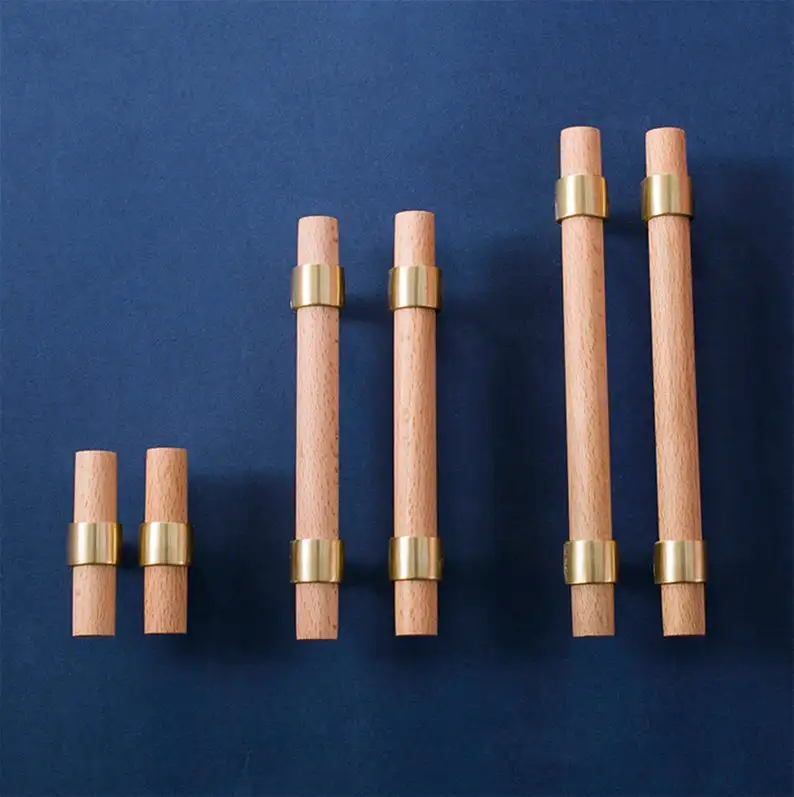3.75'' 5'' Brass Wood Dresser Pulls Knobs Modern Cupboard Handles Kitchen Walnut Beech Cabinet Pulls Door Handle Drawer Pulls
3.75'' 5'' Brass Wood Dresser Pulls Knobs Modern Cupboard Handles Kitchen Walnut Beech Cabinet Pulls Door Handle Drawer Pulls