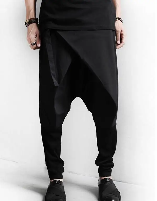 27-42 HOT / Spring Men's New Fashion Personality stereo oblique thread stitching harem pants
27-42 HOT / Spring Men's New Fashion Personality stereo oblique thread stitching harem pants