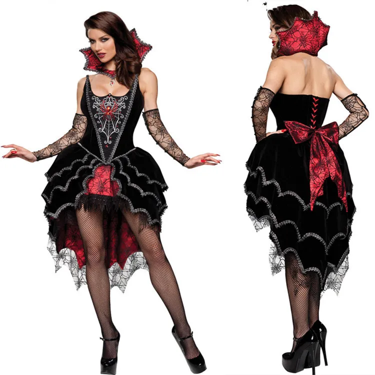 Women Luxury Vampire Costumes Queen Sexy Devil Masquerade Cosplay Costumes Victorian Period Costumes Sexy Halloween Costumes
Women Luxury Vampire Costumes Queen Sexy Devil Masquerade Cosplay Costumes Victorian Period Costumes Sexy Halloween Costumes