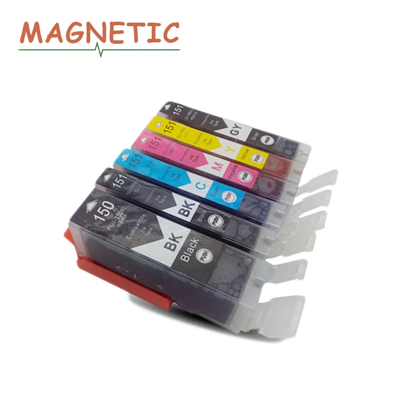 6X PGI150 PGI-150 совместимый картридж с чернилами для принтера canon PIXMA IP7210 MG5410 MG5510 MG6410