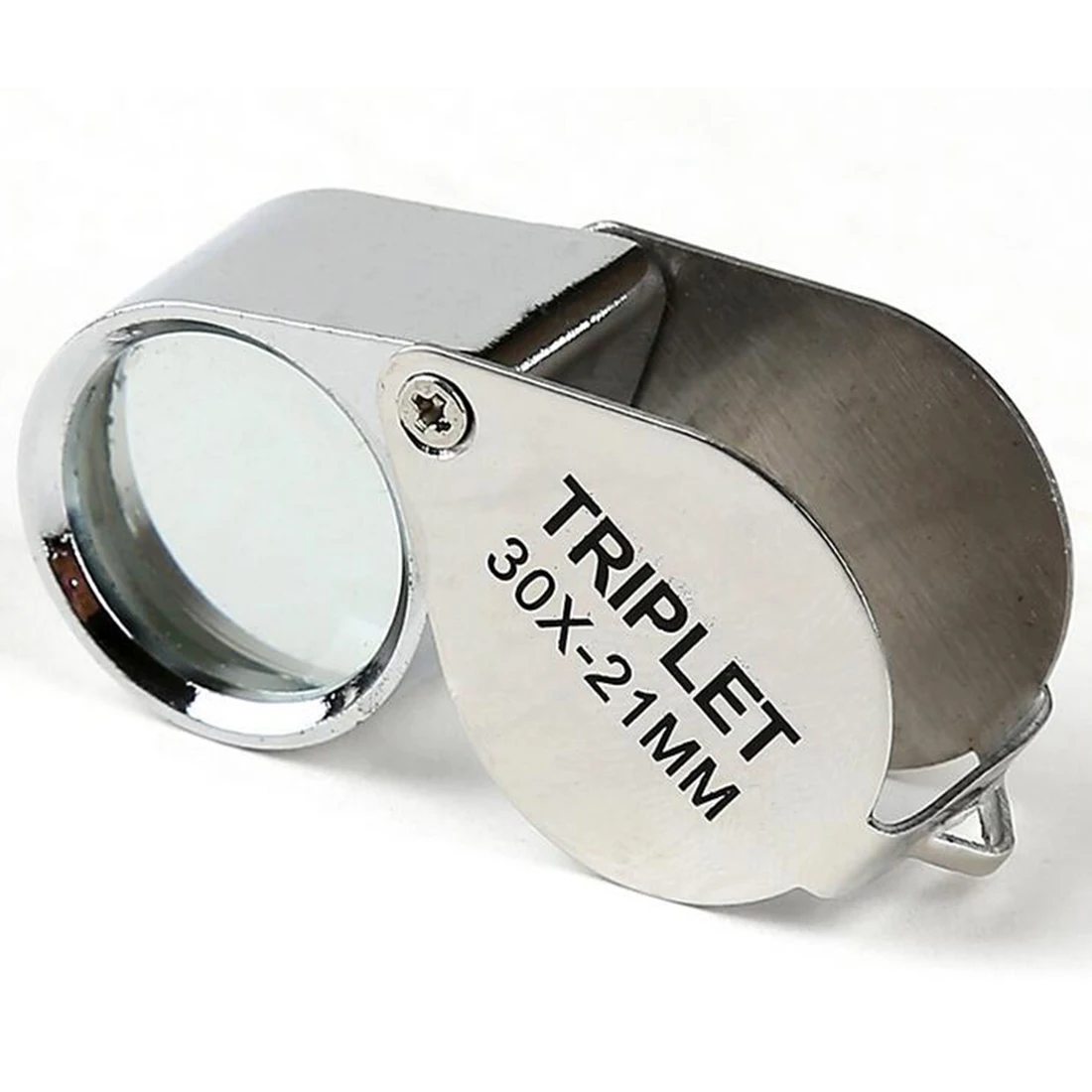 Portable 30X Power 21mm Jewelers Magnifier Gold Eye Loupe Jewelry Store Magnifying Glass
Portable 30X Power 21mm Jewelers Magnifier Gold Eye Loupe Jewelry Store Magnifying Glass