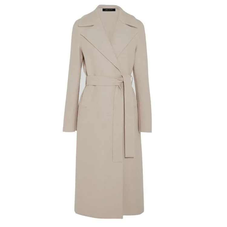 Womens Wool Trench Coat 2020 Autumn Winter New X-long Loose Woolen Blend Coats Outwear Ladies Lace Up Belt Cashmere Windbreaker
Womens Wool Trench Coat 2020 Autumn Winter New X-long Loose Woolen Blend Coats Outwear Ladies Lace Up Belt Cashmere Windbreaker
