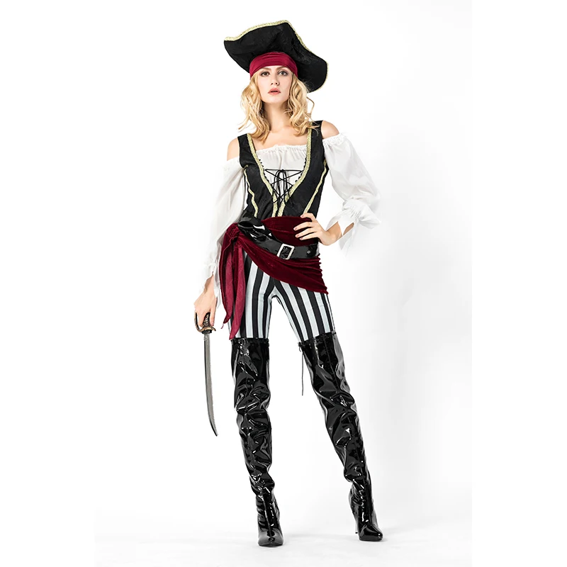 2018 New Sexy Women Pirate Costume Halloween Fancy Party Dress Carnival Performance high quality Adult Pirate Cosplay Costumes
2018 New Sexy Women Pirate Costume Halloween Fancy Party Dress Carnival Performance high quality Adult Pirate Cosplay Costumes