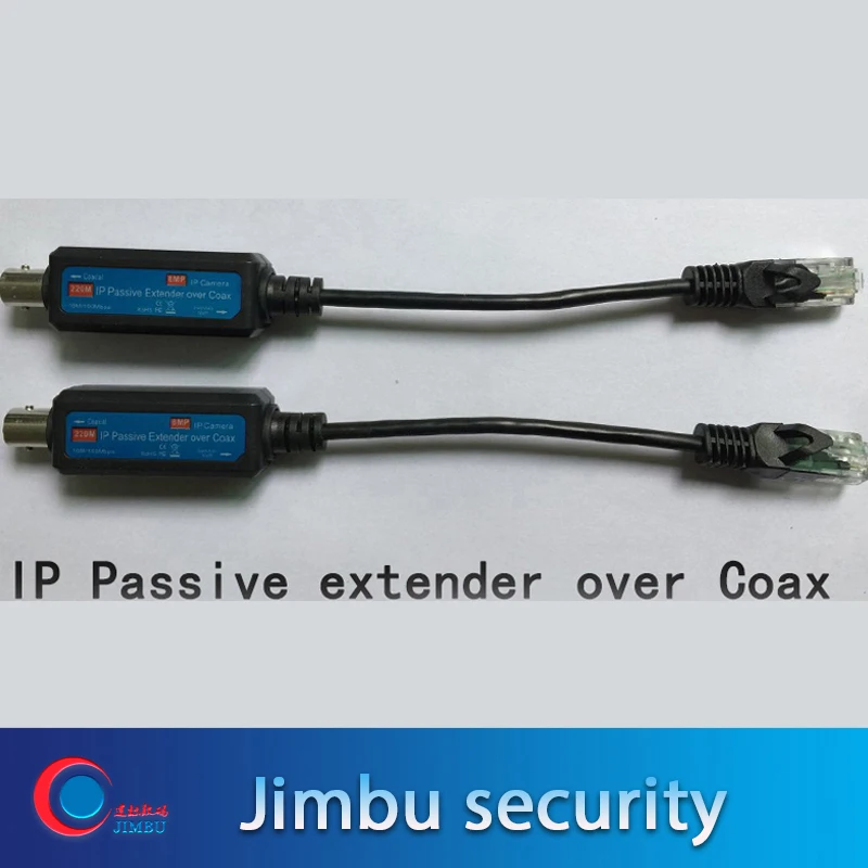 IP extender passive over coaxia cable transmit ip camera signal existing distance up to 220m no power|Коробки передач и кабели|