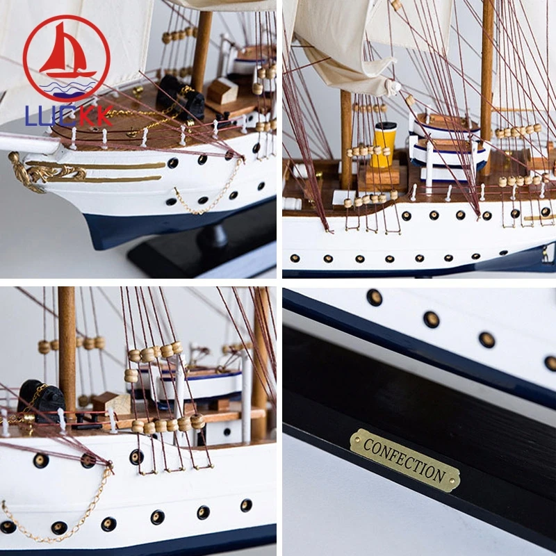 LUCKK 100CM Handmade Retro Wooden Model Ships Home Interior Decoration Nautical Wood Crafts Classics Sailboat Top Gift Ornaments
LUCKK 100CM Handmade Retro Wooden Model Ships Home Interior Decoration Nautical Wood Crafts Classics Sailboat Top Gift Ornaments