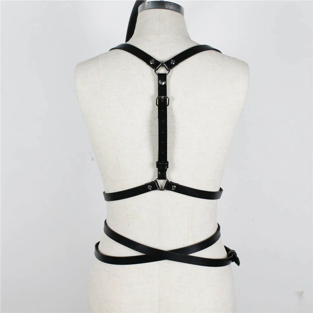 Leather Harness Belt For Women Punk Goth Harajuku Body Cage Garters Pu Leather Bra Cage Garter Belt Suspender Sculpting Lingerie
Leather Harness Belt For Women Punk Goth Harajuku Body Cage Garters Pu Leather Bra Cage Garter Belt Suspender Sculpting Lingerie