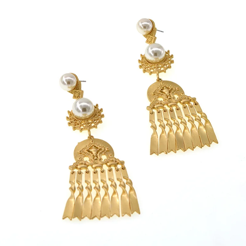 Large Gold Color Metal Drop Earrings Fashion Punk Maxi Tassel Earrings Women Dangle Earrings Party ZA Jewelry Gift
Large Gold Color Metal Drop Earrings Fashion Punk Maxi Tassel Earrings Women Dangle Earrings Party ZA Jewelry Gift