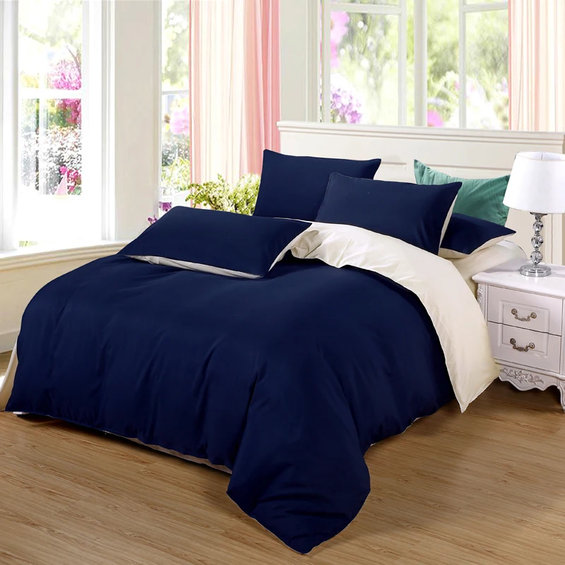 58 AB side bedding set duvet cover set dark blue 3/ 4pcs bedclothes adult bed set man duvet flat sheet
58 AB side bedding set duvet cover set dark blue 3/ 4pcs bedclothes adult bed set man duvet flat sheet