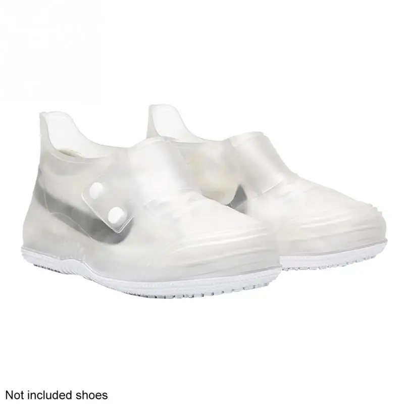 Transparent PVC Waterproof Shoes Covers Anti Slip Double Breasted Kids Rainproof Galoshes Adult Thicken Boots Covers Rain Shoes
Transparent PVC Waterproof Shoes Covers Anti Slip Double Breasted Kids Rainproof Galoshes Adult Thicken Boots Covers Rain Shoes