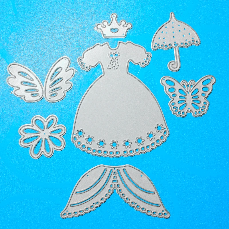 YLCD714 Princess Cloth Metal Cutting Dies For Scrapbooking Stencils DIY Album Cards Decoration Embossing Folder Die Cuts Templat
YLCD714 Princess Cloth Metal Cutting Dies For Scrapbooking Stencils DIY Album Cards Decoration Embossing Folder Die Cuts Templat