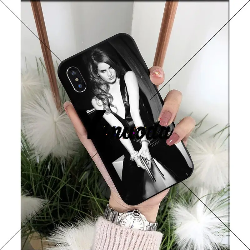 Высококачественный чехол для телефона Yinuoda Lana Del Rey Apple iPhone 8 7 6 6S Plus X XS MAX 5 5S SE XR |