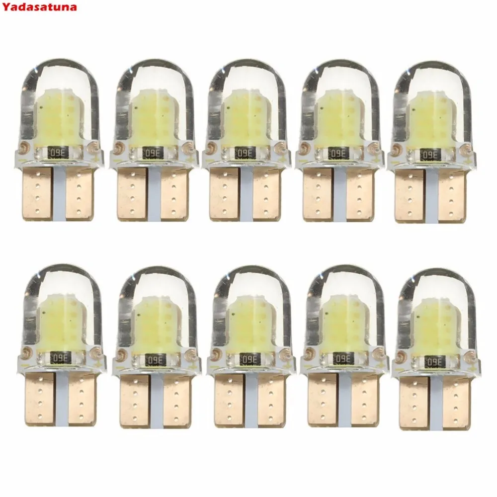 10PC T10 194 168 W5W COB 8 SMD LED CANBUS Silica Bright White License Light Bulb
10PC T10 194 168 W5W COB 8 SMD LED CANBUS Silica Bright White License Light Bulb