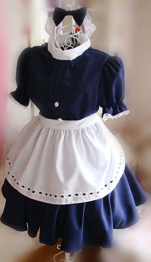 Fashion Anime Girl Ladies Maid Cosplay Costume Cute Medieval Lolita COS Costume Dress+Cape+Apron+Bowknot+Headwear
Fashion Anime Girl Ladies Maid Cosplay Costume Cute Medieval Lolita COS Costume Dress+Cape+Apron+Bowknot+Headwear