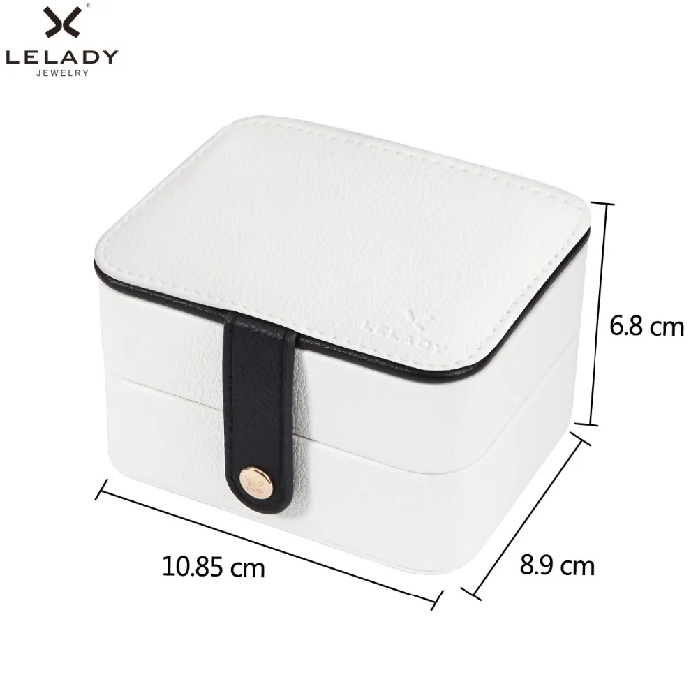 LELADY 11*9*7cm Small Jewelry Box Multifunction Three Layers Leather Storage Organizer Jewelry Box Portable Travel Jewelry Case
LELADY 11*9*7cm Small Jewelry Box Multifunction Three Layers Leather Storage Organizer Jewelry Box Portable Travel Jewelry Case