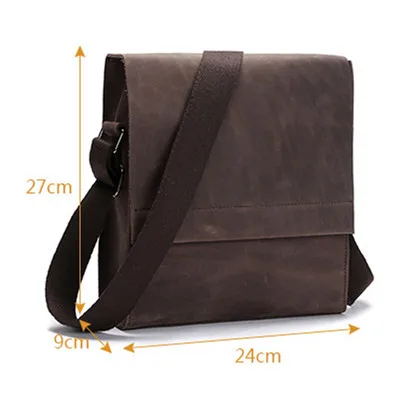 Luxury Crazy Horse Leather Men Shoulder Bag Vintage REAL Cowskin Men Messenger Bags
Luxury Crazy Horse Leather Men Shoulder Bag Vintage REAL Cowskin Men Messenger Bags