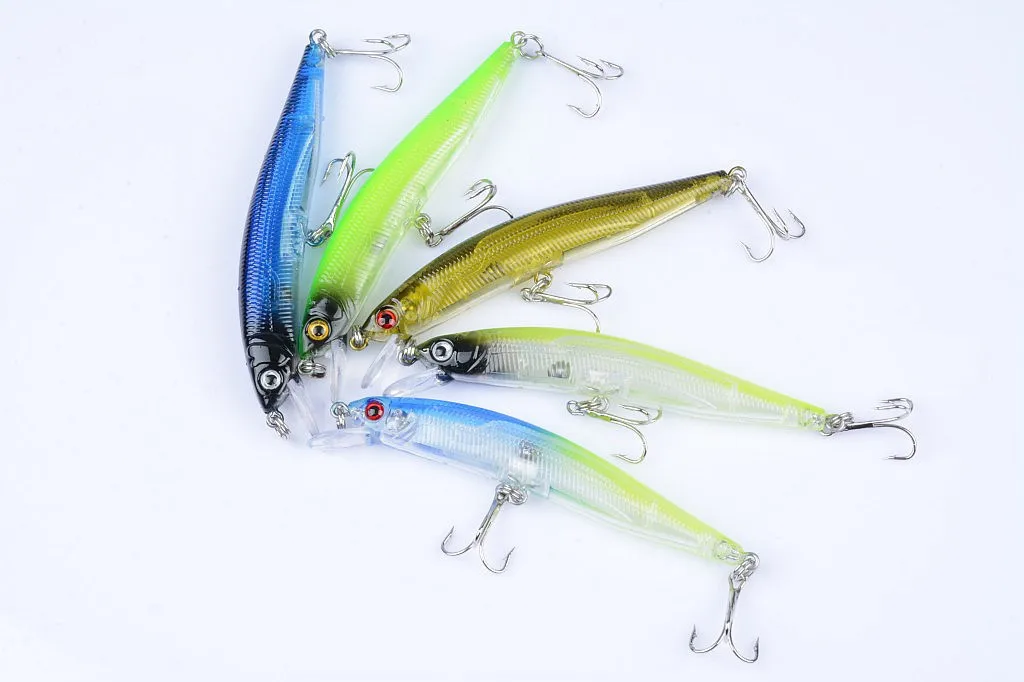 1Pcs Floating Minnow Fishing Bait Hard Lures 9.7cm/8.2g Lifelike Sea Fishing Artificial Hard Isca Wobblers Tackle With 6# Hooks
1Pcs Floating Minnow Fishing Bait Hard Lures 9.7cm/8.2g Lifelike Sea Fishing Artificial Hard Isca Wobblers Tackle With 6# Hooks