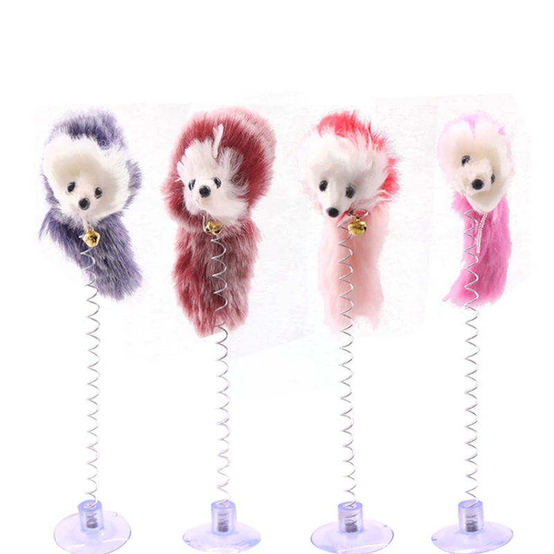 Lovely Simple Pet Toy Suction Cup Spring Plush Mouse with Bell for Cat and Dog Playing Pet Supplies
Lovely Simple Pet Toy Suction Cup Spring Plush Mouse with Bell for Cat and Dog Playing Pet Supplies