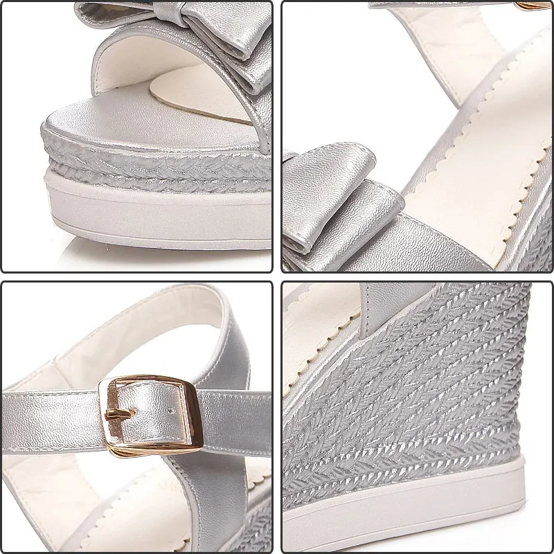 Fanyuan Fashion Butterfly-knot Ankle Strap Sandals Women shoes Casual Buckle Strap Wedge High Heels Concise platform shoes
Fanyuan Fashion Butterfly-knot Ankle Strap Sandals Women shoes Casual Buckle Strap Wedge High Heels Concise platform shoes