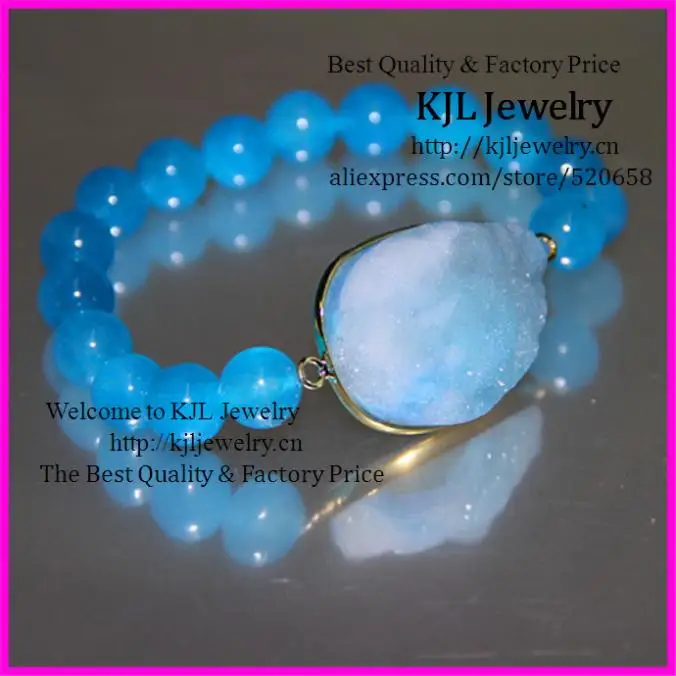 free ship! 5pcs/lot Freedom shape natural Drusy crystal stone bead bracelet, Druzy glass stone connector elastic bracelet
free ship! 5pcs/lot Freedom shape natural Drusy crystal stone bead bracelet, Druzy glass stone connector elastic bracelet