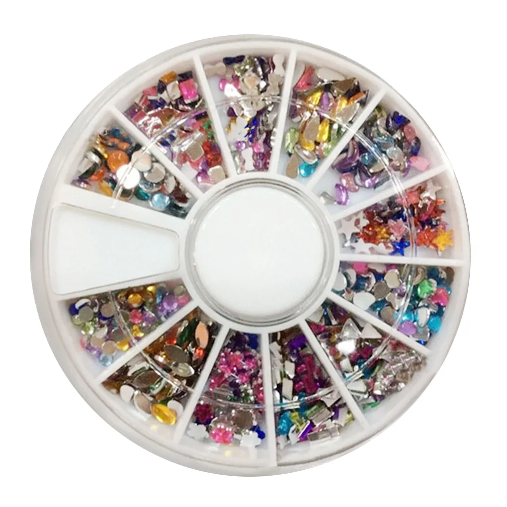 12 Styles Mixed Color 3D Nail Art Tips Black Gems Crystal Glitter Rhinestone DIY Nail Decoration Kits
12 Styles Mixed Color 3D Nail Art Tips Black Gems Crystal Glitter Rhinestone DIY Nail Decoration Kits