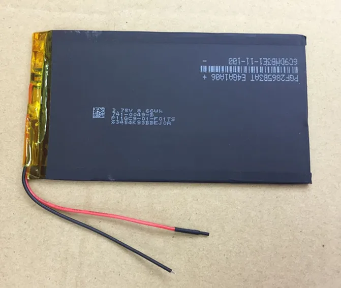 3.7V ultra thin 2865113P 2600mAH New Hot A import battery iapd2 platform GPS navigation
3.7V ultra thin 2865113P 2600mAH New Hot A import battery iapd2 platform GPS navigation