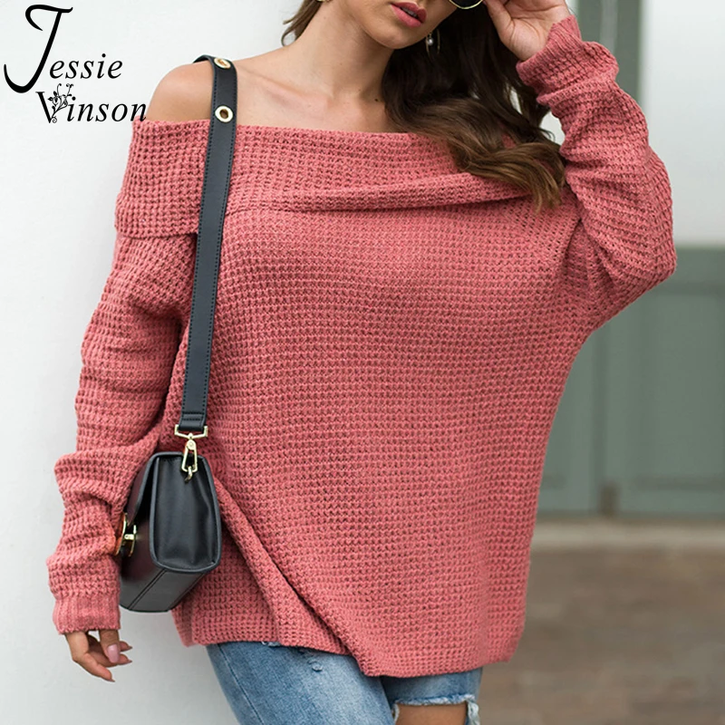 Jessie Vinson Long Sleeve Slash Neck Off Shoulder Sweater Women Casual Loose Pink Warm Sweater Pullover Knitted Sweater Winter
Jessie Vinson Long Sleeve Slash Neck Off Shoulder Sweater Women Casual Loose Pink Warm Sweater Pullover Knitted Sweater Winter