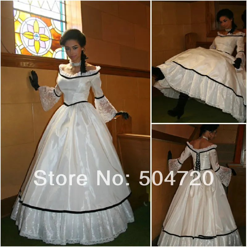 1890s Викторианский готический корсет/бальное платье в стиле «Southern Belle» для гражданских войн, платья на Хэллоуин, размеры США 6-26, XS-6XL, V-12249
1890s Викторианский готический корсет/бальное платье в стиле «Southern Belle» для гражданских войн, платья на Хэллоуин, размеры США 6-26, XS-6XL, V-12249
