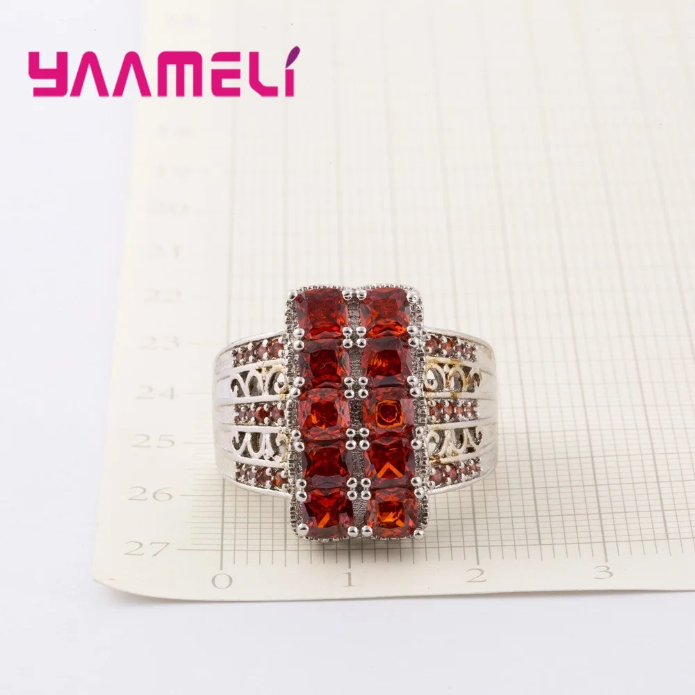 Luxurious Red Geometric Shape Cubic Zirconia Crystal For Women Ladies 925 Sterling Silver Finger Rings Jewelry Present
Luxurious Red Geometric Shape Cubic Zirconia Crystal For Women Ladies 925 Sterling Silver Finger Rings Jewelry Present